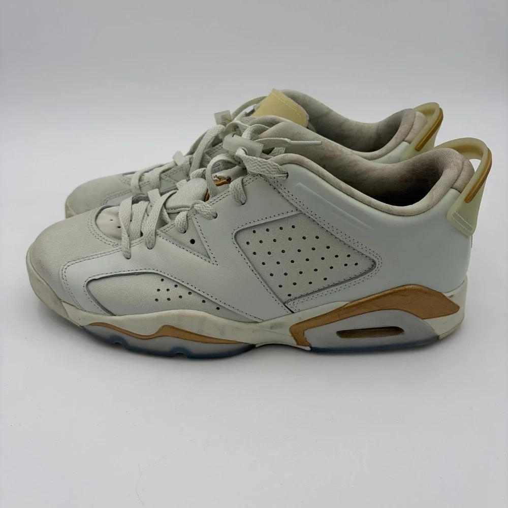 Jordan Air Jordan 6 Low Lunar New Year DH6928-073 White Gold Size 11